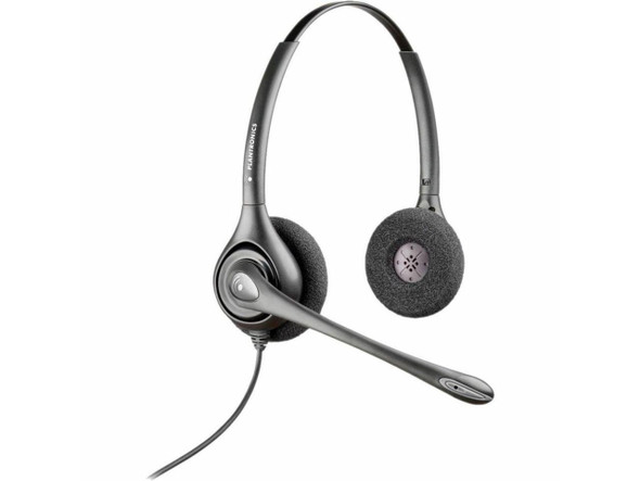 HP Poly SupraPlus H261N Stereo Binaural Wired On-ear Headset +Pouch TAA