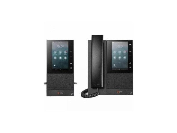 Poly CCX 505 IP Phone - Corded - Corded/Cordless - Wi-Fi - Desktop - Black