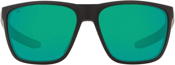 COSTA DEL MAR 6S9002 FERG - MATTE BLACK/POLARIZED GREEN LENSES SUNGLASSES