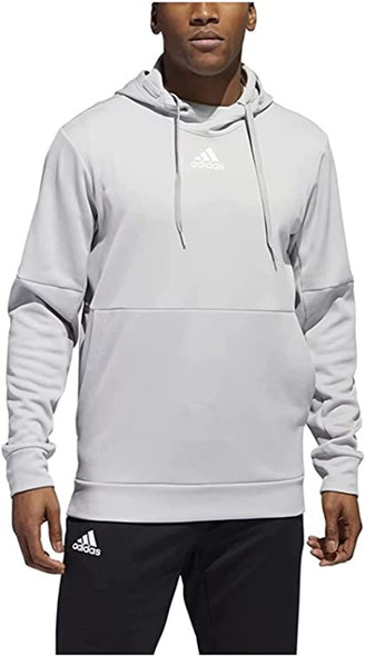 FQ0153 Adidas Men's Team Issue Training Pullover Grey/White XL