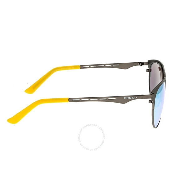 Breed Hercules Titanium Sunglasses - Gunmetal Titanium/Celeste-Yellow