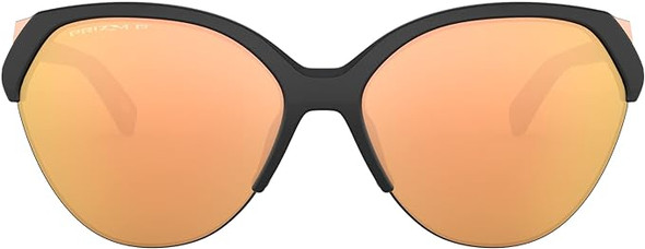 Oakley Woman Sunglasses 65MM -Matte Black Frame/Prizm Rose Gold Polarized Lenses