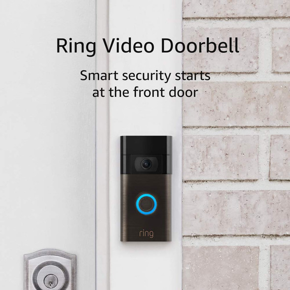 Ring Video Doorbell 1080p HD video – Venetian Bronze