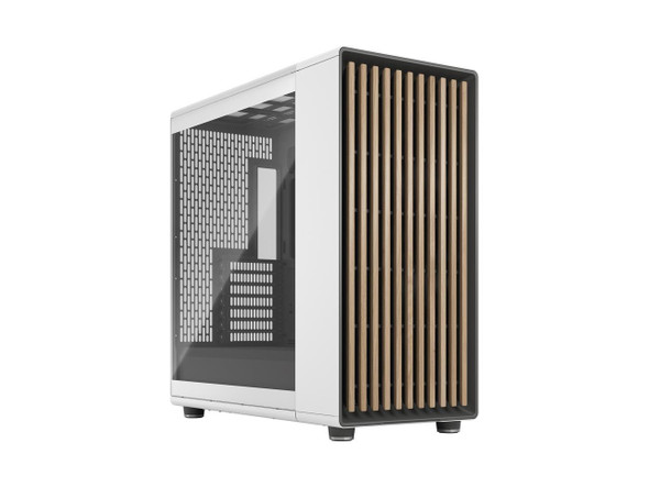 Fractal Design North XL ATX mATX Mid Tower PC Case - Chalk White Chassis with