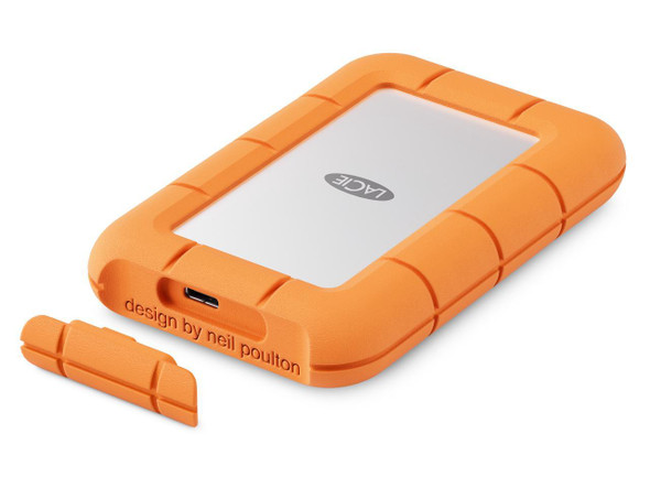 LaCie Rugged Mini SSD 2TB Solid State Drive - USB 3.2 Gen 2x2, speeds up to