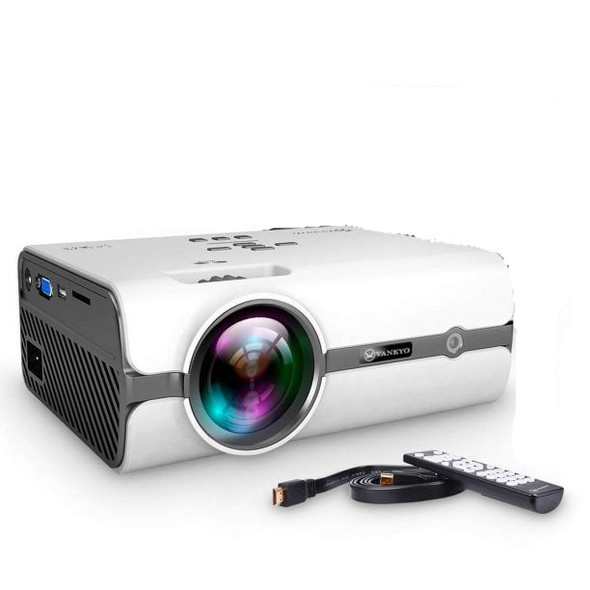 VANKYO Leisure 410 Mini Projector, Max 200" Projection Size, FHD 1080P - White