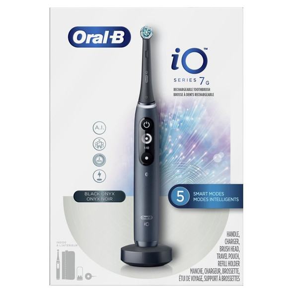 Oral-B iO Series 7G Electric Toothbrush,1 Brush Head IO-M7-1B2-2DH - Black Onyx