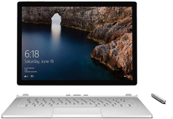 For Parts: Microsoft Surface Book 13.5" i7-6600U 8 256GB 965M 9E2-00001 - BATTERY DEFECTIVE