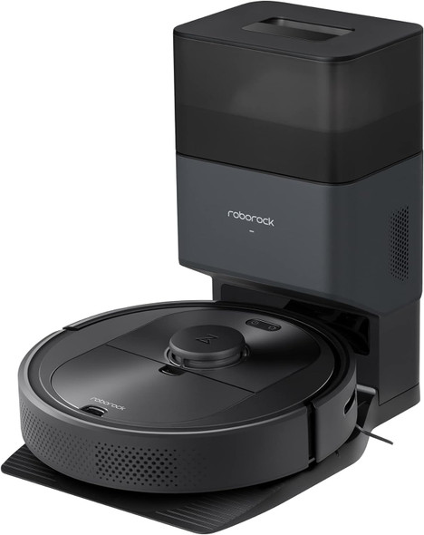 Roborock Q5+ Robot Vacuum with Auto-Empty Dock Pure - Black