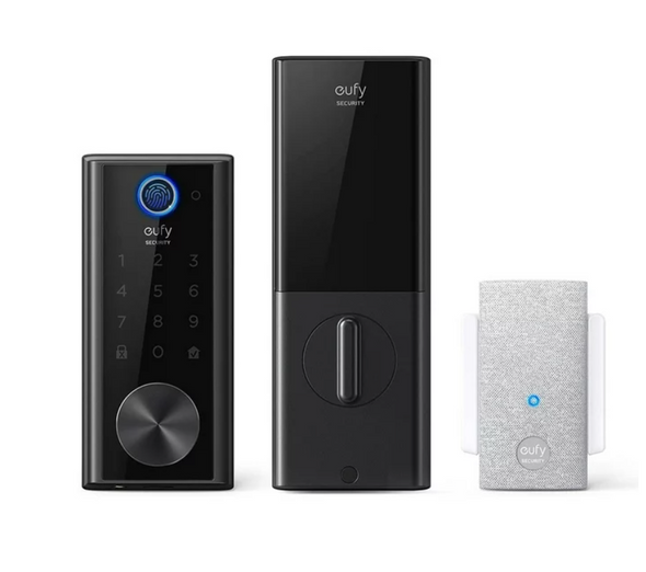 Eufy Smart Lock Touch with Wi-Fi Bridge T8510013 - Black