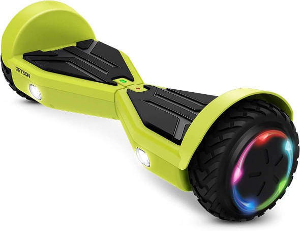 Jetson All Terrain Hoverboard LED Light-up Wheels JAERO-ELC green