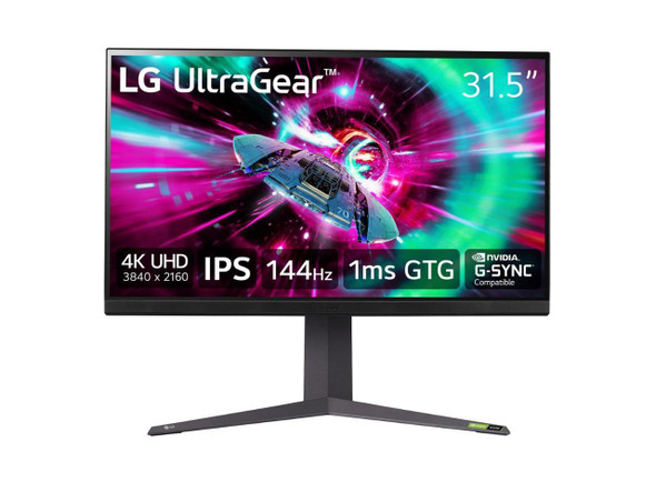 LG 32" (31.5" Viewable) 144 Hz IPS UHD Gaming Monitor FreeSync Premium & G-Sync