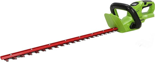 Greenworks 24V 22" Rotating Handle Hedge Trimmer Tool Only HT24B05 - Green