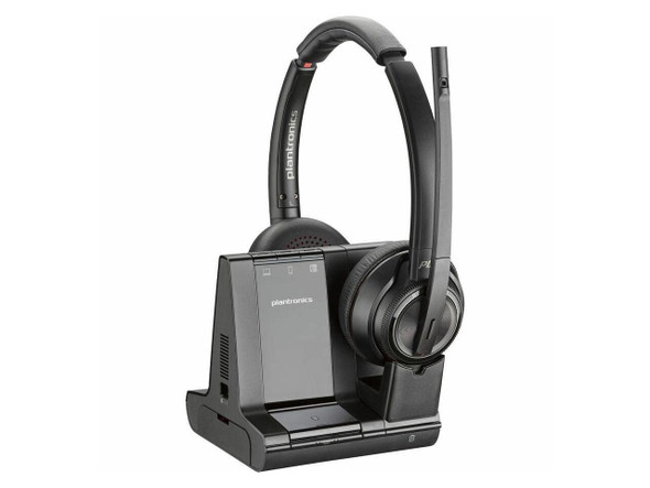 Poly Savi 8200 Office 8220 Headset - Stereo - Wireless - Bluetooth/DECT 6.0 -