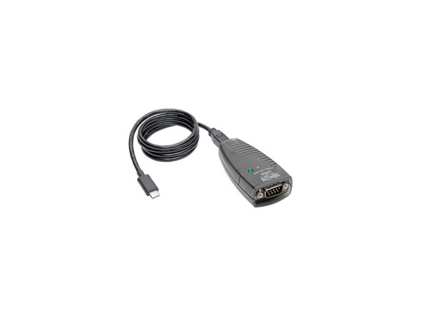 Tripp Lite Keyspan High Speed USB C to Serial Adapter DB9 3ft USB Cable TAA