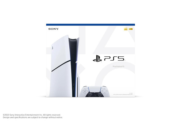 Sony PlayStation 5 Console (Slim) 1TB w/ Disk Drive CFI-2000-SLIM - White