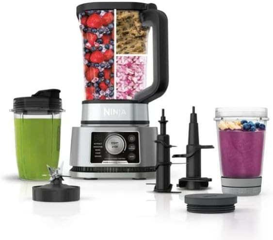 Ninja Foodi Power Blender & Processor System Smoothie Bowl Maker SS350 - Silver