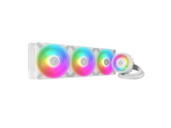 ARCTIC COOLING Liquid Freezer III - 420 A-RGB (White): All-in-One CPU Water