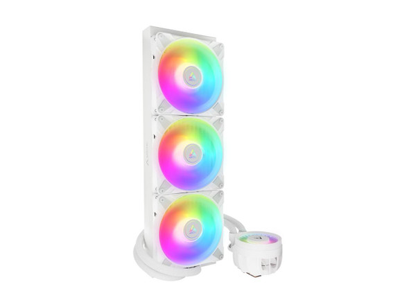 ARCTIC COOLING Liquid Freezer III - 420 A-RGB (White): All-in-One CPU Water