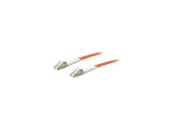 AddOn 1m Multi-Mode Fiber (MMF) Duplex LC/LC OM1 Orange Patch Cable