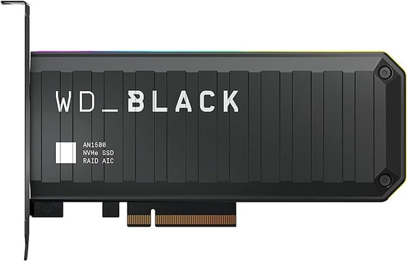 Western Digital WD_BLACK 1TB AN1500 NVMe Internal Gaming SSD WDS100T1X0L - Black