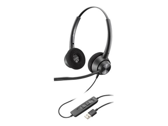 Poly EncorePro 310 Headset - Microsoft Teams Certification - Stereo - USB Type A