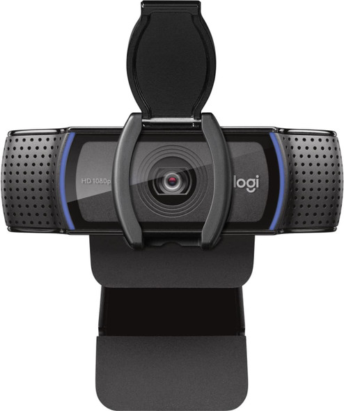 Logitech C920e HD 1080p Mic-Enabled Webcam, for Zoom, Microsoft Teams - Black