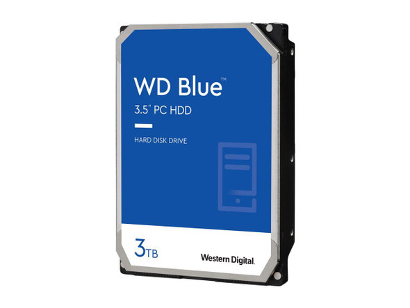 WD Blue 3TB Desktop Hard Disk Drive - 5400 RPM SATA 6Gb/s 256MB Cache 3.5 Inch -