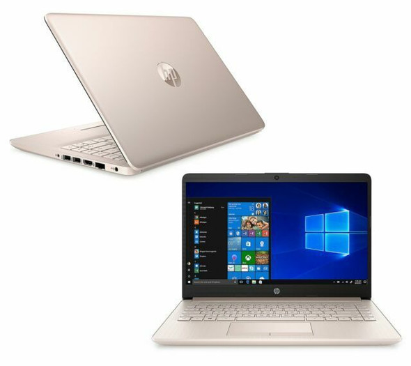 HP Notebook 14" HD 1366x768 + TOUCH Pentium 5405U 4GB 64GB W10S MODE - ROSE GOLD