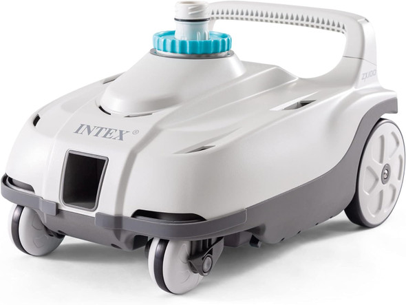 Intex ZX100 Automatic Pressure Side Swimming Pool Cleaner w/ Hose 28006E - White