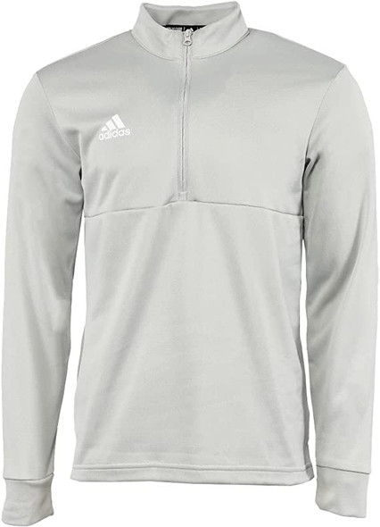FT3319 Adidas Men's Team Issue 1/4 Zip Pullover Team College Grey/White S