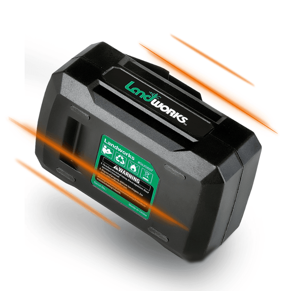 Landworks Rechargeable Lithium-Ion 48V 2Ah Battery - For Utility Wagon,