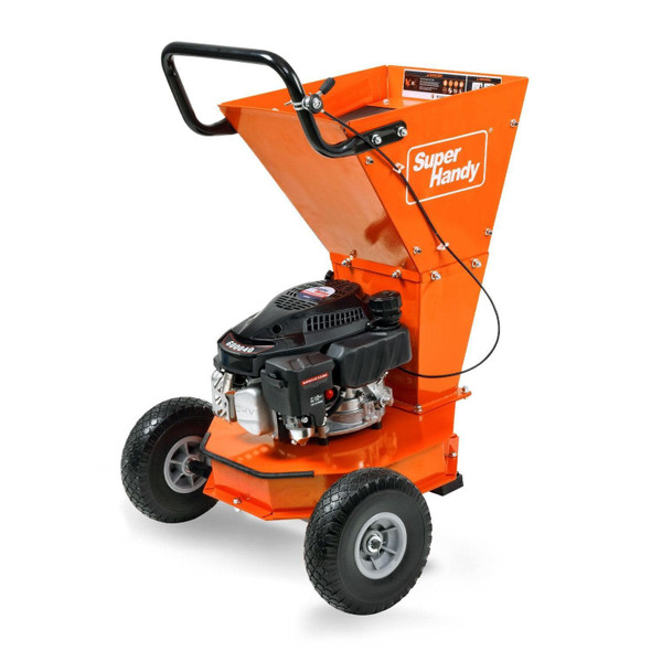 SuperHandy Heavy Duty Shredder & Mulcher - 3.4HP Gas Engine For Leaves,