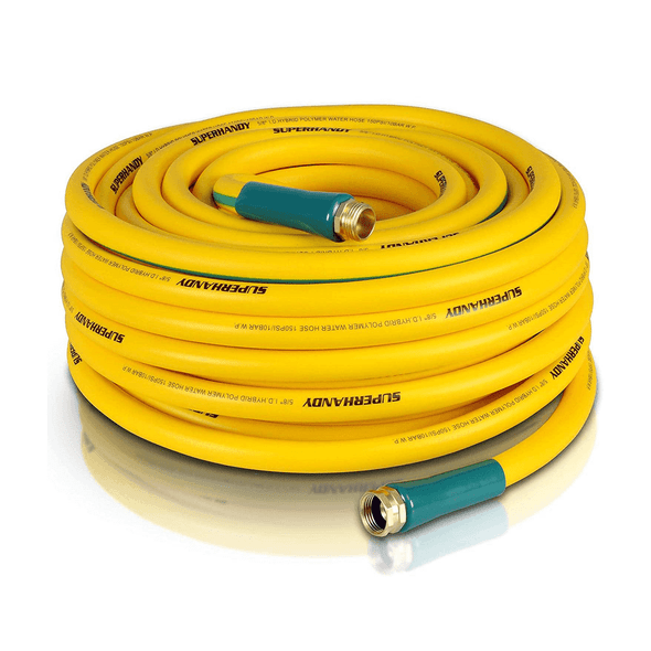 SuperHandy Garden Water Hose -  5/8"  x  100' Ft, Kink-Resistant, 3/4" Threaded