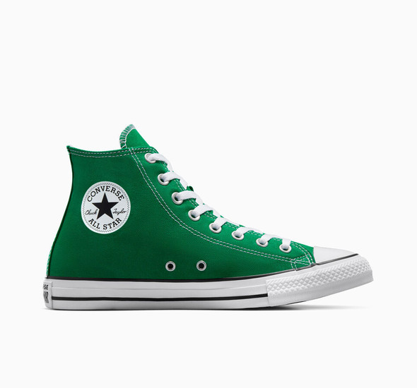 CONVERSE Chuck Taylor All Star Canvas -UNISEX HIGH TOP -MENS SIZE 4 -GREEN/WHITE