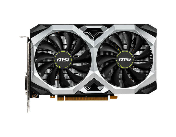 MSI GeForce GTX 1660 VENTUS XS 6G OCV1 GPU 6GB GDRR5 - Silver/Black