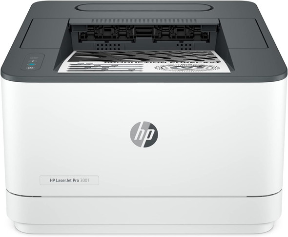 HP LaserJet Pro 3001dw Wireless Duplex Monochrome Laser Printer - White
