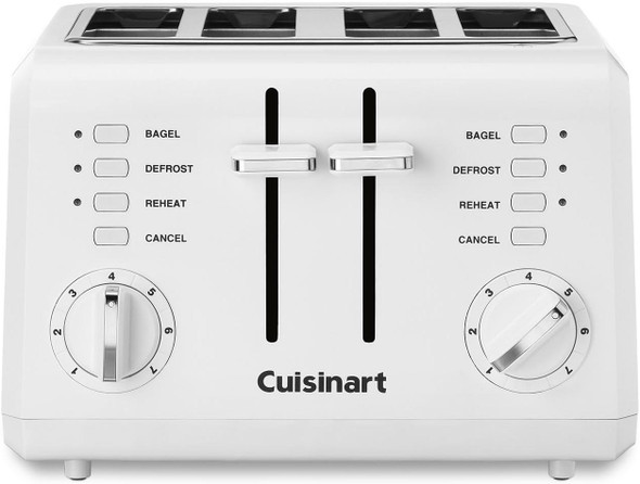 Cuisinart CPT-142FR Compact 4-Slice Toaster - WHITE