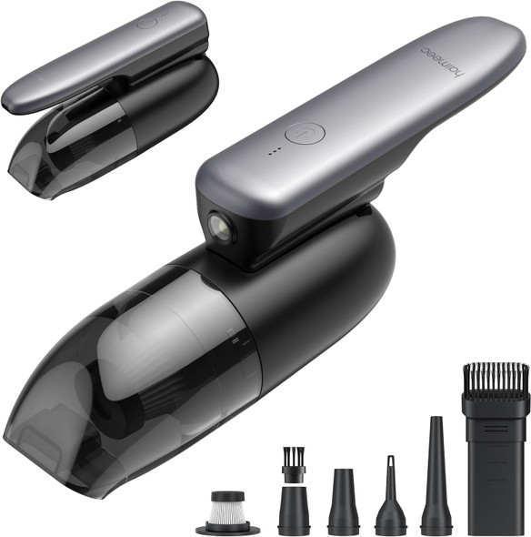 HAIMEEC C6 MINI Handheld Vacuum Cordless, 4 in 1, 0.99lbs, 8500Pa - Black