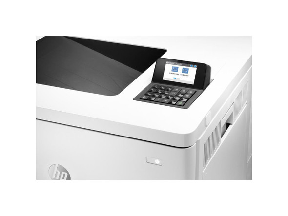 HP Color LaserJet Enterprise M554dn Printer in White