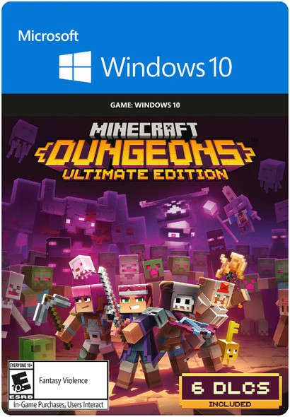 Minecraft Dungeons: Ultimate Edition – for PC/Windows 10/11 [Digital Delivery]