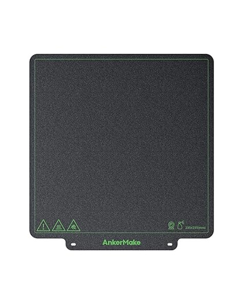 AnkerMake M5 PEI Soft Magnetic Steel Plate Double-SidedTextured - Black/Green