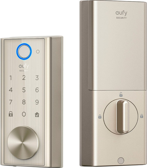 eufy Security S230 Smart Door Lock Touch &Wi-Fi Fingerprint Scanner Satin Nickel