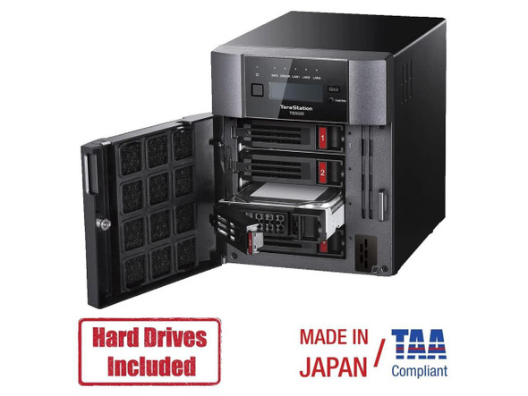 BUFFALO TeraStation TS5420DN1604 4-Bay NAS 16TB (4x4TB) with NAS-Grade Hard
