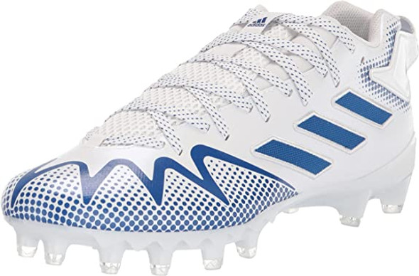 GZ3872 Adidas Men Freak 22 Football Cleats White/Team Royal Blue Size 9