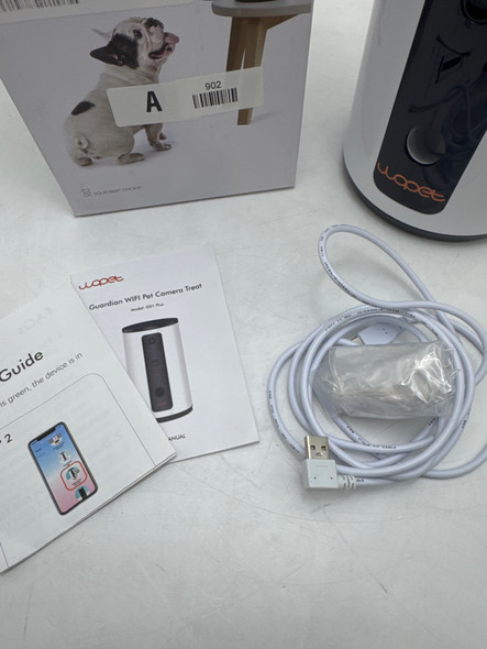 WOPET Dog Camera D01 Plus 5G WiFi Pet Camera 1080P HD - WHITE