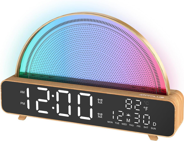 ANYPLUS Sunrise Digital Alarm Clock HT-L-001 - Wood
