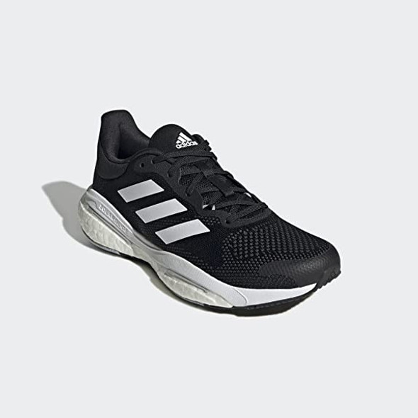 GX5511 Adidas Women's SolarGlide 5 Sneaker Black/White/Grey Size 9.5