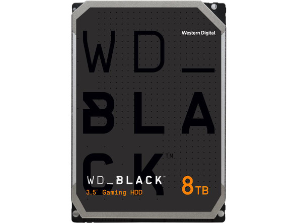 WD Black WD8001FZBX 8TB 7200 RPM 256MB Cache SATA 6.0Gb/s 3.5" Hard Drives