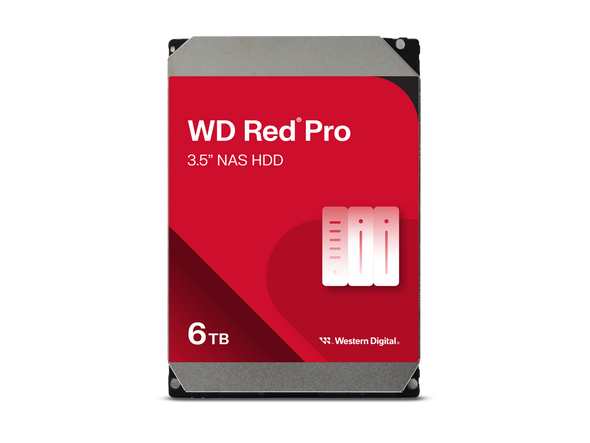 WD Red Pro WD6005FFBX 6TB 7200 RPM 256MB Cache SATA 6.0Gb/s 3.5" Hard Drives